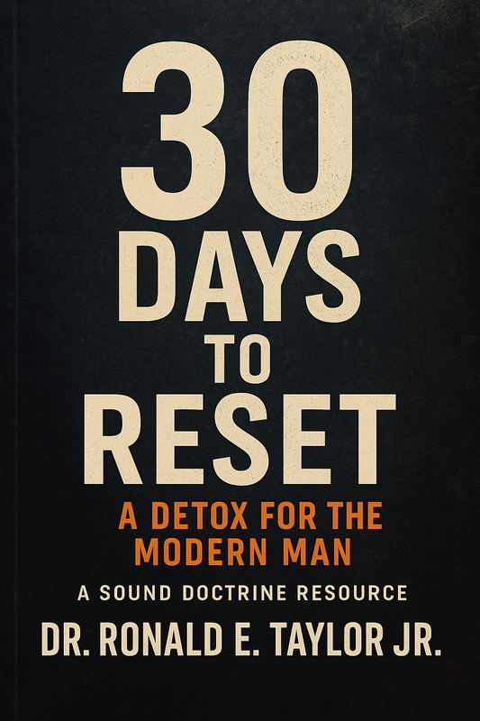 Book: 30 Days To Reset: A Detox For The Modern Man